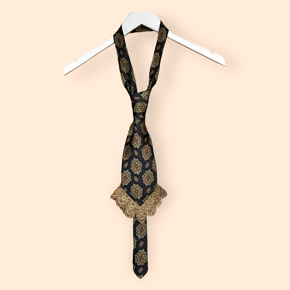 Vintage Medallion Necktie by Dior