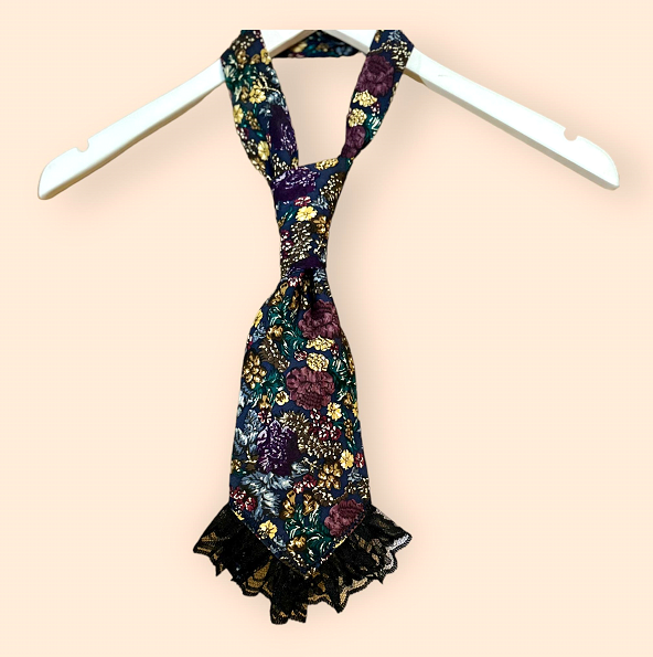 Vintage Floral Necktie by Dior No