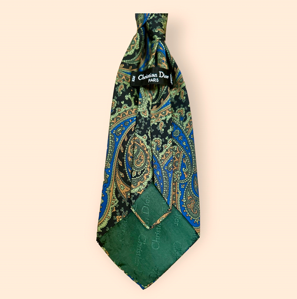 Vintage Paisley Necktie by Dior