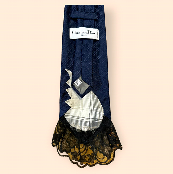 Vintage Navy Necktie by Dior