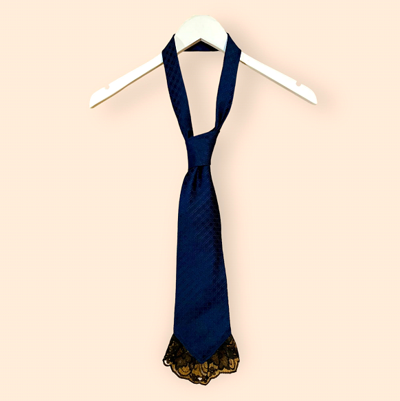 Vintage Navy Necktie by Dior