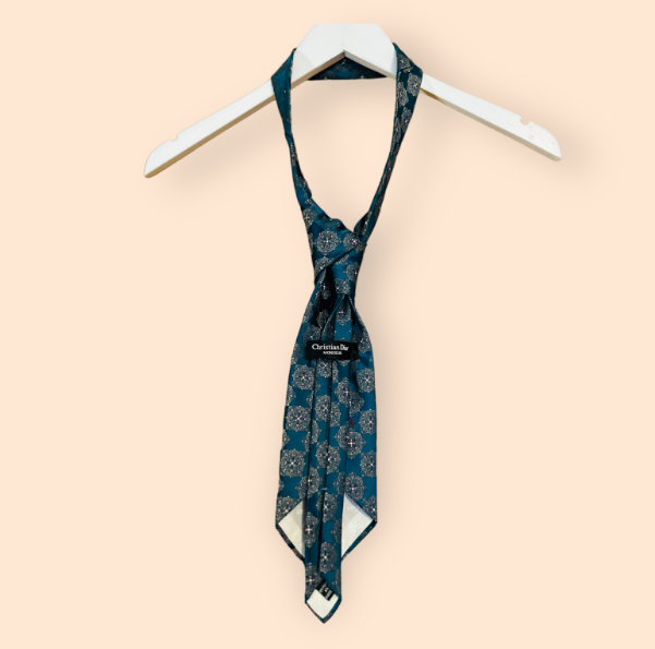 Vintage Medallion Necktie by Dior