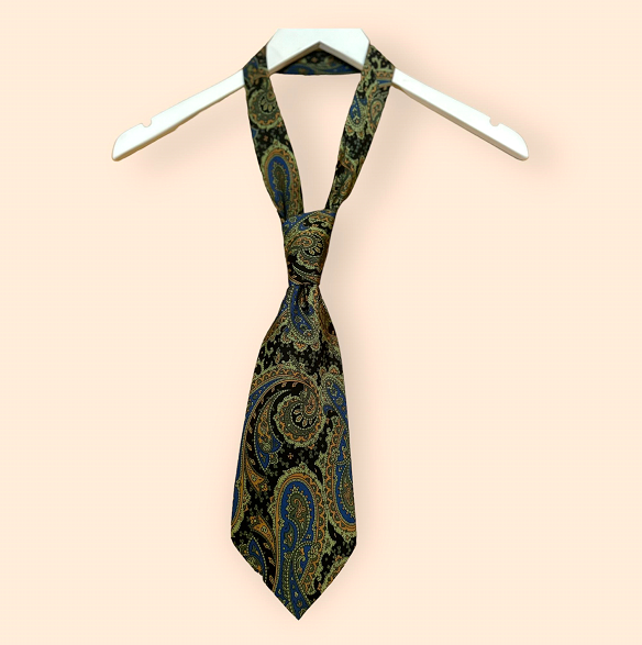 Vintage Paisley Necktie by Dior