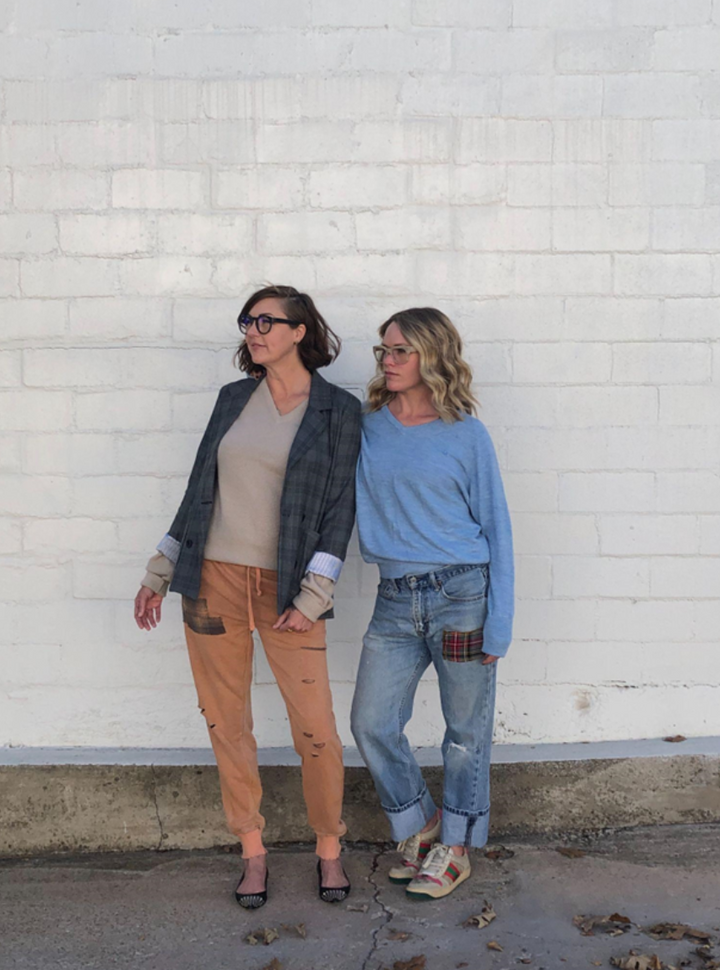 Vintage Dior Dolman Sweater in Heathered Blue Flat Knit