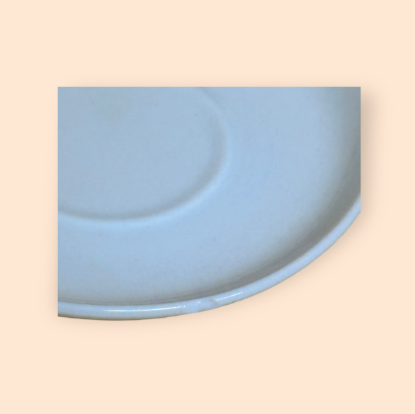 Vintage LaGardo Tackett Schmid MCM White Porcelain Demitasse Espresso Cups and Saucers - 6 sets