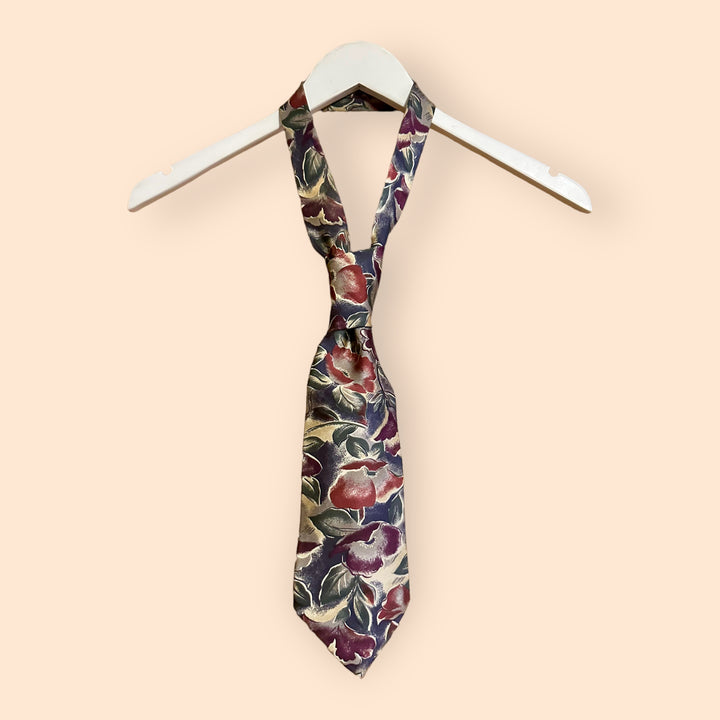 Vintage Floral Necktie with Eighties Energy by Dior