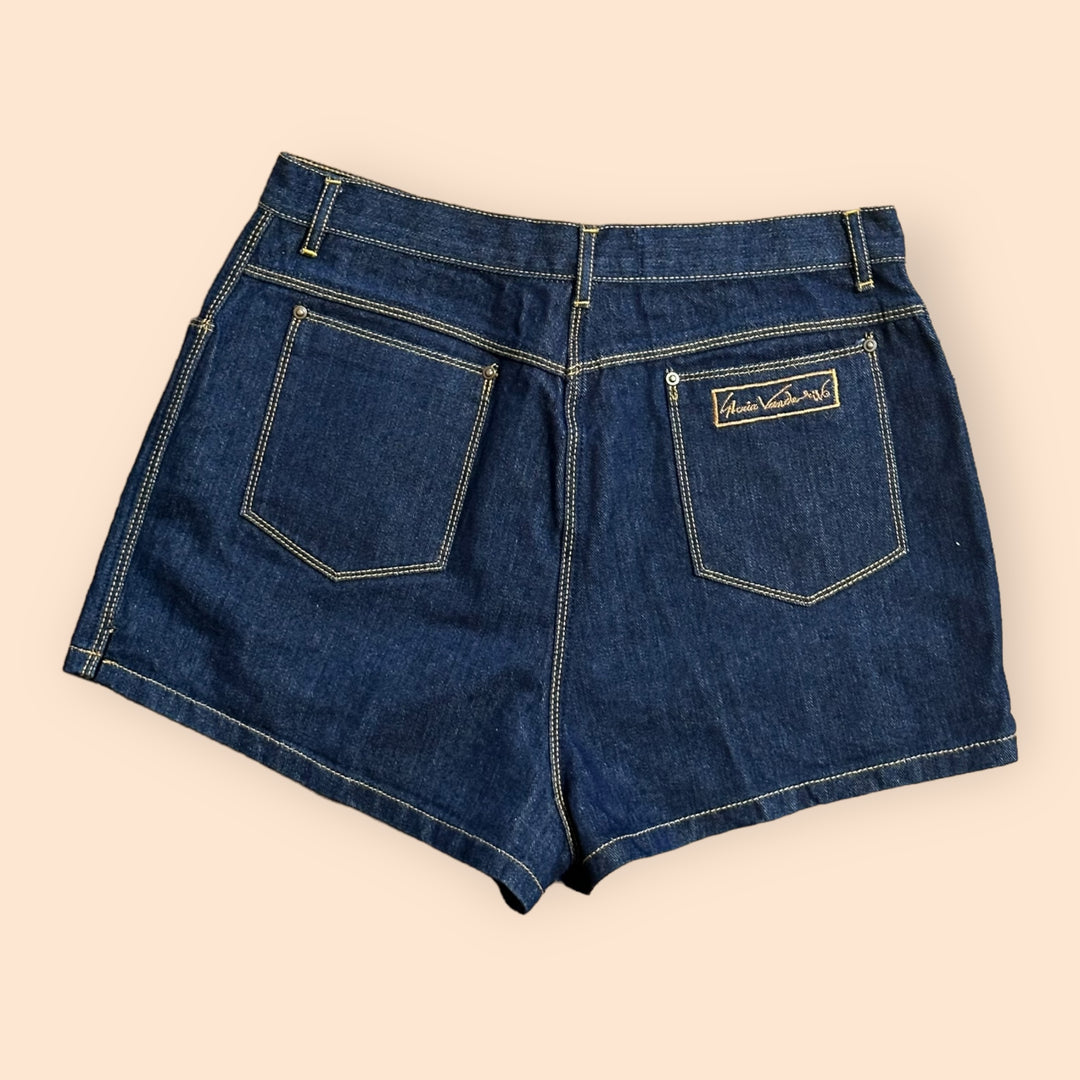 Vintage Gloria Vanderbilt Dark Denim Shorts