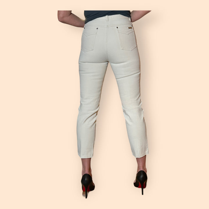 Vintage Gloria Vanderbilt Off-White Jean