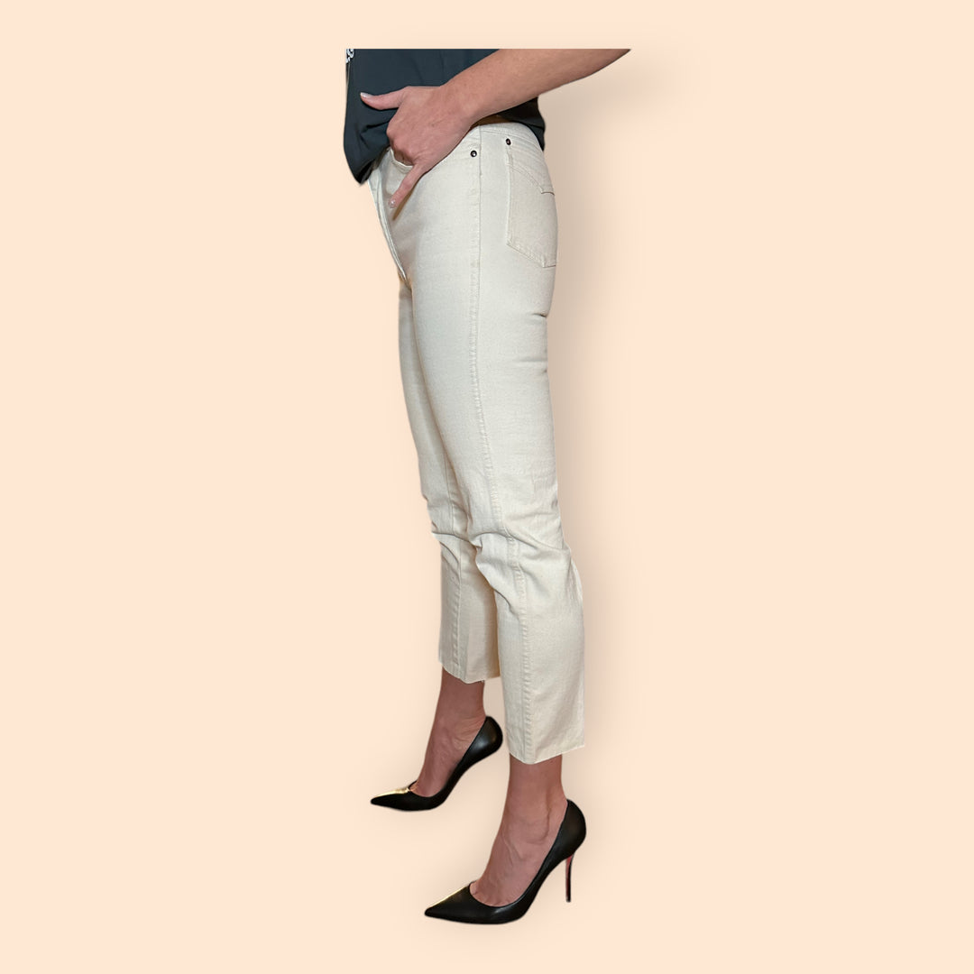 Vintage Gloria Vanderbilt Off-White Jean