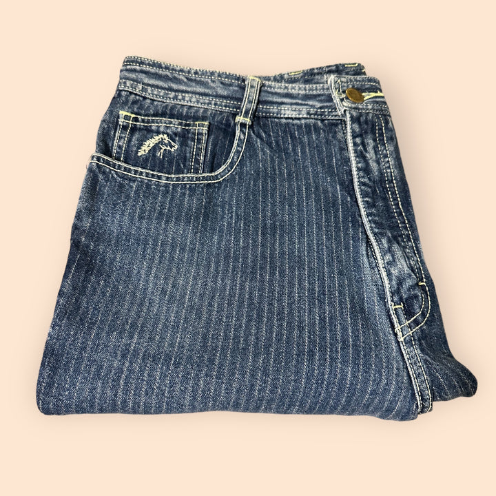 Vintage Pinstriped Capri Jordache Jeans