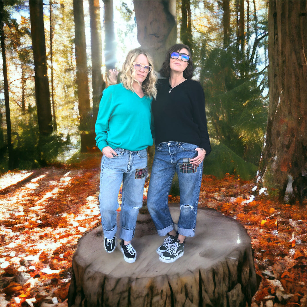 Vintage Dior Sweater in Black Waffle Knit